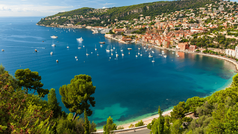 French Riviera coast 