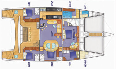 Matrix-catamaran Silhouette 76 Layout 1