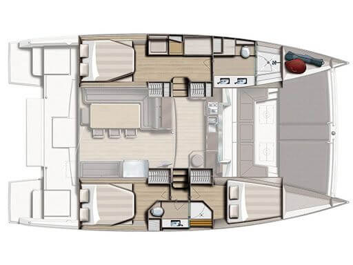 Catana-catamaran Bali 43 Layout 1