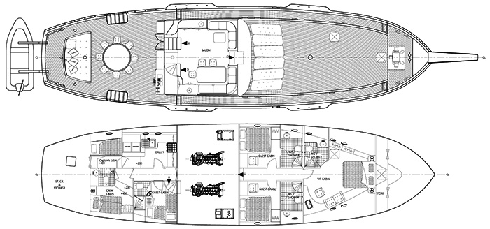 Custom Schooner 28m Layout 1