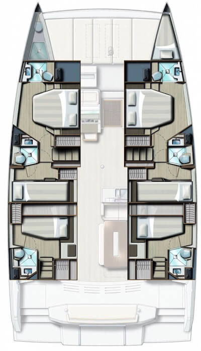 Catana-catamaran Bali 48 Layout 1