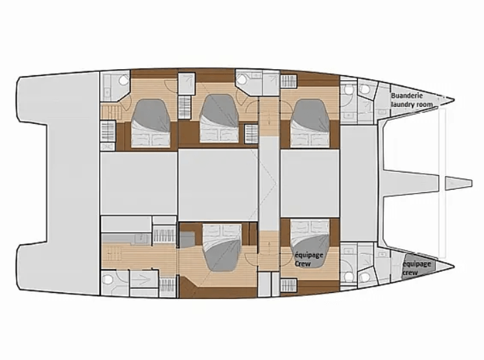 Fountaine-pajot Samana 59 Layout 1