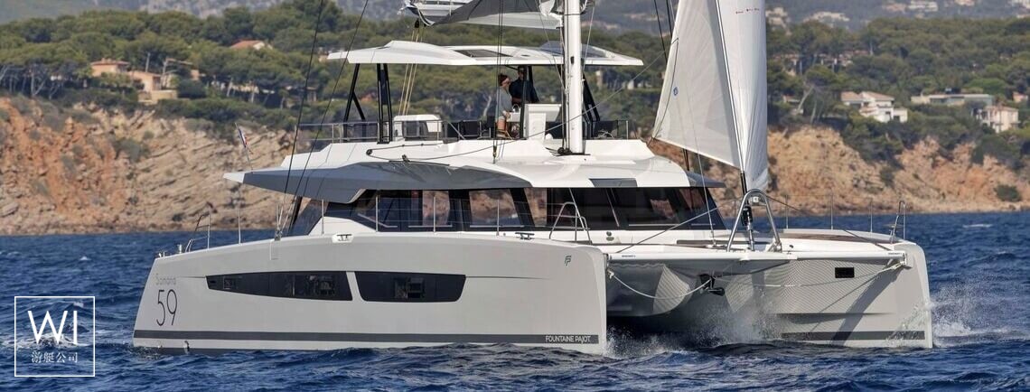 PORT TO VINO  Fountaine Pajot Samana 59 Exterior 1