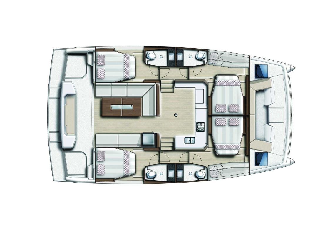 Catana-catamaran Bali Catspace Layout 1