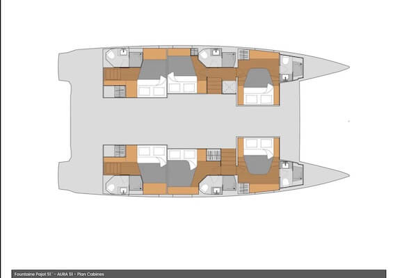 Fountaine-pajot Aura 51 Layout 1