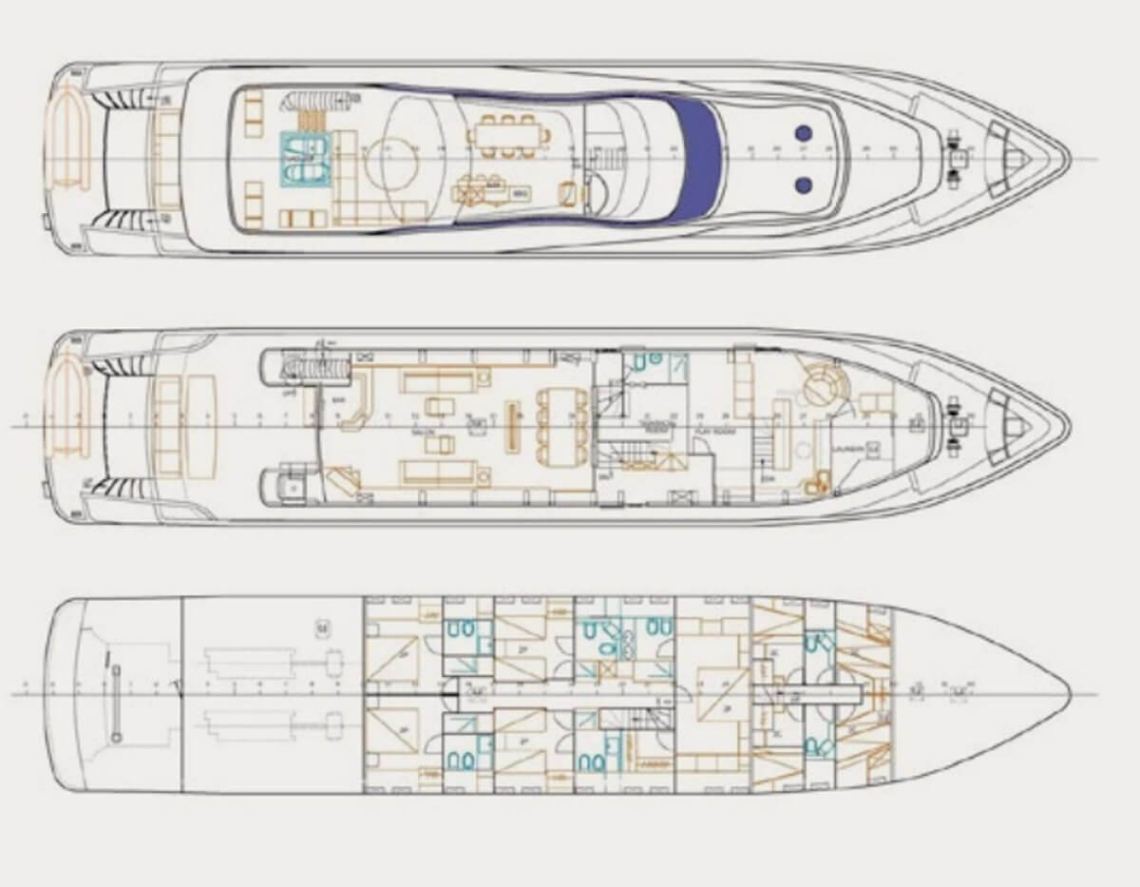 Maiora Yacht 39m Layout 1