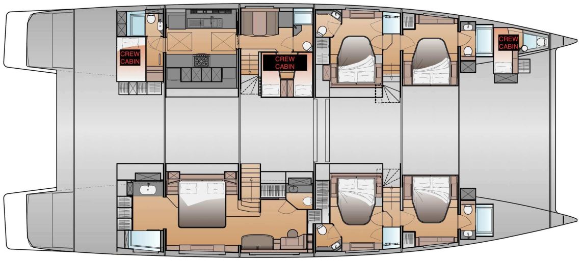 Fountaine-pajot Thira 80 Layout 1